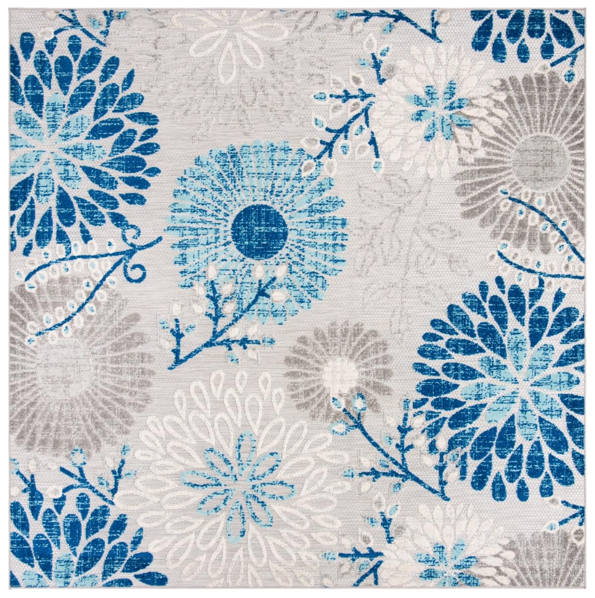 SAFAVIEH Washable Rug Outdoor Cabana Collection - 4' x 6', Cream & Red, Non-Shedding & Easy to Clean, Ideal for Patio, Backyard, Mudroom (CBN832A)